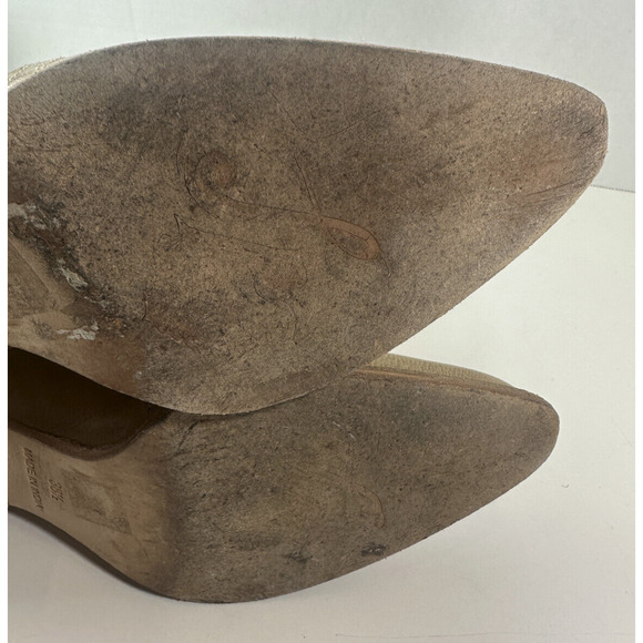 Free People New Frontier Boot Chelsea Distressed Tan Boots Women's 38.5 US 8.5 - Picture 6 of 16